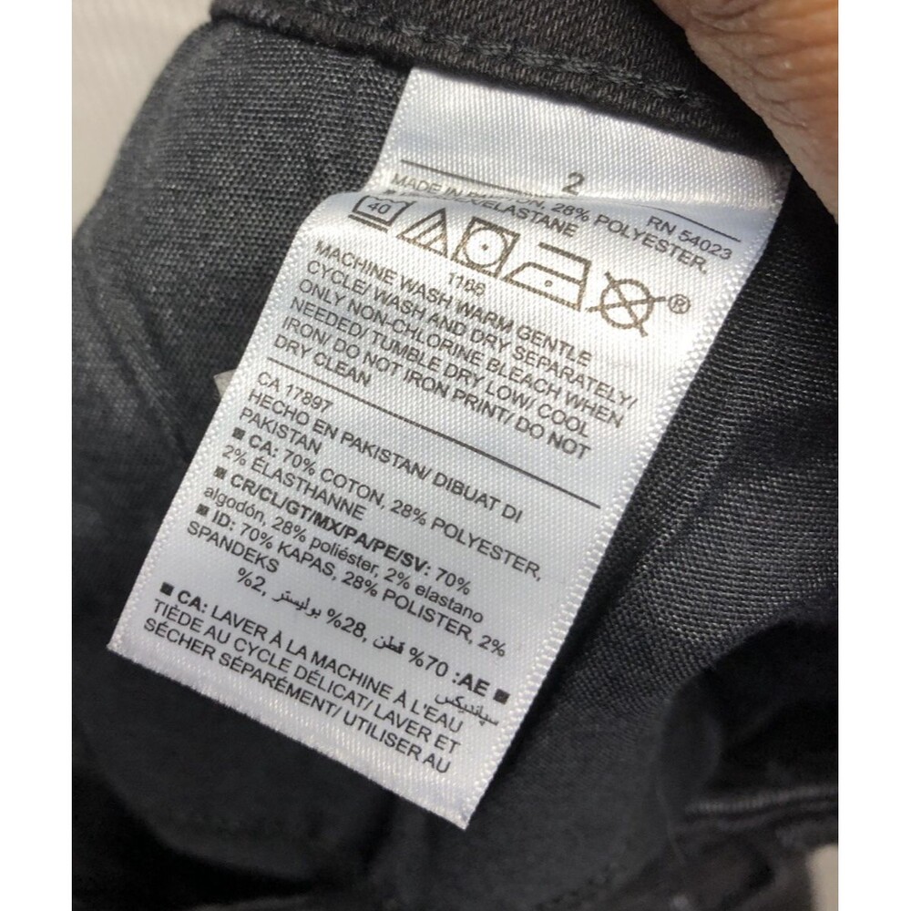 Old Navy Womens Pop Icon Skinny Jeans Size 2 Black Mid Rise NWT - Picture 16 of 16